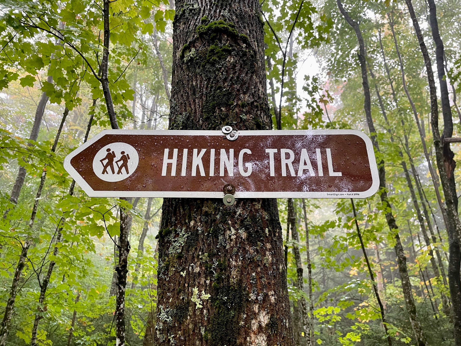 Hiking Trail Sign